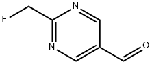 5-Pyrimidinecarboxaldehyde, 2-(fluoromethyl)- Struktur