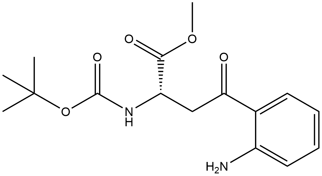 Benzenebutanoic acid, 2-amino-α-[[(1,1-dimethylethoxy)carbonyl]amino]-γ-oxo-, methyl ester, (αS)-