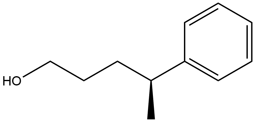 Benzenebutanol, δ-methyl-, (δS)- Struktur