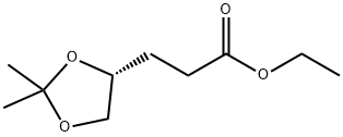 1,3-Dioxolane-4-propanoic acid, 2,2-dimethyl-, ethyl ester, (4R)-