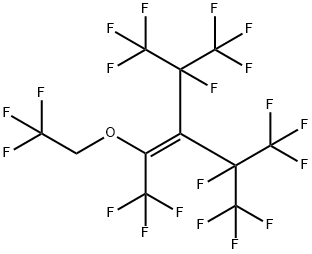 Perfluoro nonenyl Trifluoroethyl ether Struktur