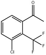 Ethanone, 1-[3-chloro-2-(trifluoromethyl)phenyl]- Struktur