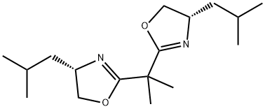 Oxazole, 2,2'-(1-methylethylidene)bis[4,5-dihydro-4-(2-methylpropyl)-, (4S,4'S)- Structure