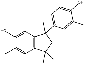 1H-Inden-5-ol, 2,3-dihydro-3-(4-hydroxy-3-methylphenyl)-1,1,3,6-tetramethyl-