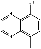 8-Methyl-5-quinoxalinol Struktur