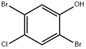 Phenol, 2,5-dibromo-4-chloro- Struktur