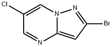 2-bromo-6-chloropyrazolo[1,5-a]pyrimidine Struktur