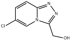 (6-Chloro-[1,2,4]triazolo[4,3-a]pyridin-3-yl)-methanol Struktur