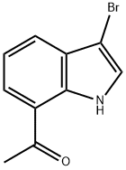 1-(3-Bromo-1H-indol-7-yl)ethanone Struktur