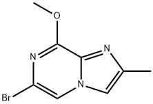 6-Bromo-8-methoxy-2-methylimidazo[1,2-a]pyrazine Struktur