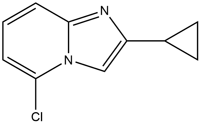 5-chloro-2-cyclopropylimidazo[1,2-a]pyridine Struktur