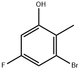 Phenol, 3-bromo-5-fluoro-2-methyl- 結(jié)構(gòu)式