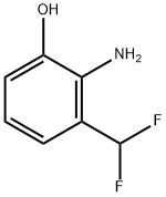 Phenol, 2-amino-3-(difluoromethyl)- Struktur