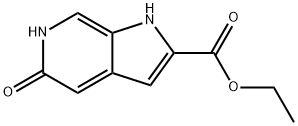 ethyl 5-hydroxy-1H-pyrrolo[2,3-c]pyridine-2-carboxylate Struktur