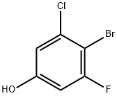 Phenol, 4-bromo-3-chloro-5-fluoro- Struktur