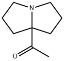 Ethanone, 1-(tetrahydro-1H-pyrrolizin-7a(5H)-yl)- Struktur