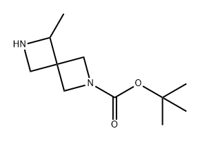 2,6-Diazaspiro[3.3]heptane-2-carboxylic acid, 5-methyl-, 1,1-dimethylethyl ester Struktur