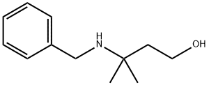 1-Butanol, 3-methyl-3-[(phenylmethyl)amino]- Struktur