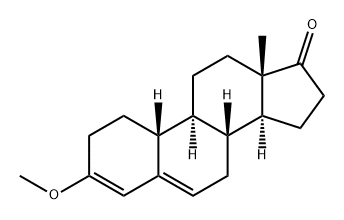 Estra-3,5-dien-17-one, 3-methoxy- Struktur