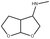 Furo[2,3-b]furan-3-amine, hexahydro-N-methyl- Struktur