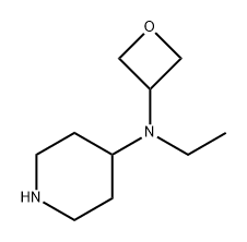 4-Piperidinamine, N-ethyl-N-3-oxetanyl- Struktur