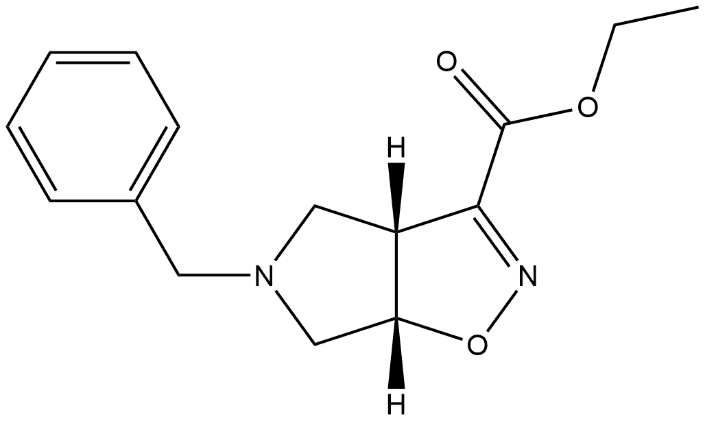 (3AR,6AS)-5-芐基-3-(1-乙氧基乙烯基)-3A,5,6,6A-四氫-4H-吡咯并[3,4-D]異惡唑, 1800013-32-4, 結(jié)構(gòu)式