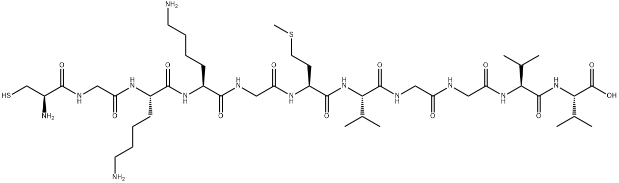 Cys-Gly-Lys-Lys-Gly-Amyloid  β-Protein (35-40) Struktur