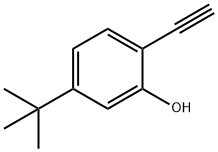 5-(1,1-Dimethylethyl)-2-ethynylphenol Struktur