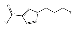 1H-Pyrazole, 1-(3-fluoropropyl)-4-nitro- Struktur