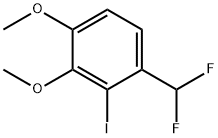 3,4-Dimethoxy-2-iodobenzodifluoride Struktur