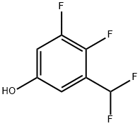 Phenol, 3-(difluoromethyl)-4,5-difluoro- Struktur