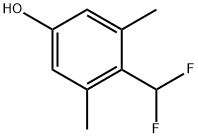 2,6-Dimethyl-4-hydroxybenzodifluoride Struktur