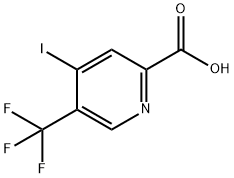 4-Iodo-5-(trifluoromethyl)picolinic acid Struktur