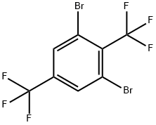 Benzene, 1,3-dibromo-2,5-bis(trifluoromethyl)- Struktur