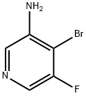 3-Pyridinamine, 4-bromo-5-fluoro- Struktur