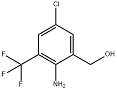 (2-Amino-5-chloro-3-trifluoromethyl-phenyl)-methanol Struktur