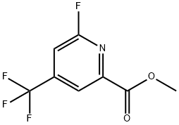 Methyl 6-fluoro-4-(trifluoromethyl)picolinate Struktur