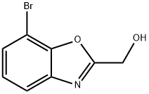 2-Benzoxazolemethanol, 7-bromo- Struktur