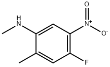 Benzenamine, 4-fluoro-N,2-dimethyl-5-nitro- Struktur