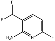 2-Pyridinamine, 3-(difluoromethyl)-6-fluoro- Struktur