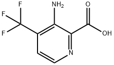 2-Pyridinecarboxylic acid, 3-amino-4-(trifluoromethyl)- Struktur