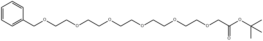 Benzyl-PEG6-CH2CO2tBu Struktur