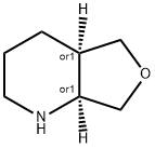 rel-(4aR,7aS)-octahydrofuro[3,4-b]pyridine Struktur