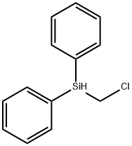 Benzene, 1,1'-[(chloromethyl)silylene]bis- Struktur