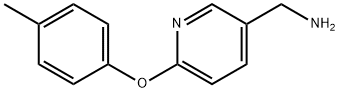 3-Pyridinemethanamine, 6-(4-methylphenoxy)- Struktur