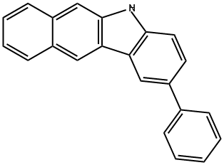 5H-Benzo[b]carbazole, 2-phenyl- Struktur