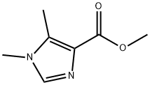 1H-Imidazole-4-carboxylic acid, 1,5-dimethyl-, methyl ester Struktur