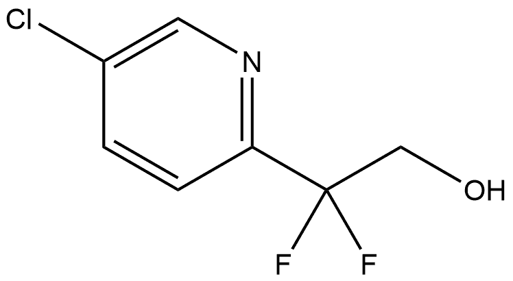 2-(5-chloropyridin-2-yl)-2，2-difluoroethan-1-ol Struktur