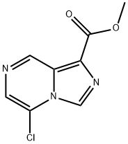 Imidazo[1,5-a]pyrazine-1-carboxylic acid, 5-chloro-, methyl ester Struktur