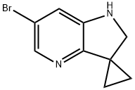 6'-bromo-1',2'-dihydrospiro[cyclopropane-1,3'-pyrrolo[3,2-b]pyridine Struktur